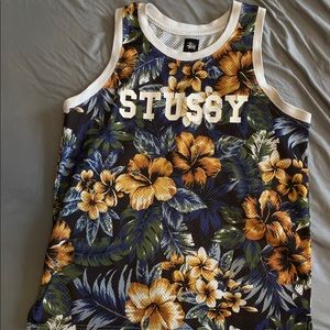 Stussy Floral Mesh Jersey